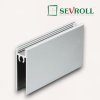 SEVROLL - rám vodorovný spodný - biely lesk