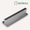 SEVROLL - profil H08/18 - 3m - strieborná