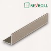 SEVROLL - uholník K2 18x19 mm - oliva kartáčovaná