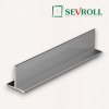 SEVROLL - T profil Decor - 3m - strieborná