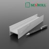 SEVROLL - H profil H18 3m biela lesk