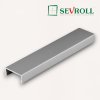 SEVROLL - U profil DTD18 3m strieborná