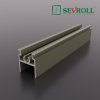 SEVROLL - rám vodorovný horný Simple/Blue - 18 mm - oliva