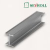 SEVROLL - H profil H18 3m strieborná