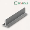 SEVROLL - T profil 3 m - strieborná