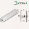 SEVROLL - H profil Simple/Blue H28 3m - strieborná