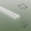 Tesniaci profil na sokel - L16/tr - 3 m