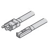 LED Doplnky - Häfele - Kábel Loox5 pre osvetľovaciu LED pásku, jednofarebnú, 8 mm, 5 A
