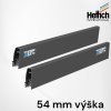 Hettich - ATIRA - Bok 54 mm antracit ľavý+ pravý 470 mm