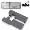 Hettich - ATIRA - Spojky pre vn. zásuvky 144mm antracit
