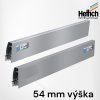 Hettich - ATIRA - Bok 54 mm striebro ľavý+ pravý 470 mm