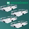 Kesseboehmer - MagicCorner koše ARENAplus style, 4ks, Chróm / Biely