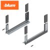 BLUM - LEGRABOX - KOMPLET SET - free sada výška C, BLUMOTION S, 40kg, MD 600, sivá