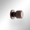 Knopok - Furnipart MANOR Round/ Mosadz antická
