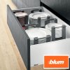 BLUM - LEGRABOX - KOMPLET SET - pure sada výška F, BLUMOTION S, 70kg, MD 500, biela