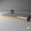 MDF - GIZIR - 6038 - Dust Grey - 2800 x 1220 x 18 mm