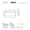 Úchytka - Viefe WAVE Čierna matná (VAR ROZTEC 32 mm)