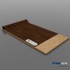 KRONOSPAN - HPL - K020 PW - Fireside Select Walnut - 3050 x 1320 x 0,8 mm