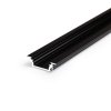 GROOVE 14 - LED lišta WIRELI čierna 28 x 8 x 2000 mm zafrézovacia
