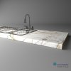 KASTAMONU - Pracovná doska TECHNOTOP - F098 TS02 - 4100 x 635 x 38 - Firenze Marble