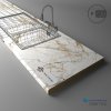 KASTAMONU - Pracovná doska TECHNOTOP - F098 TS02 - 4100 x 635 x 38 - Firenze Marble