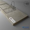 PFLEIDERER - Pracovná Doska - S63070 SD - Marble Lugano - 2050 x 900 x 38 mm