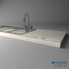 PFLEIDERER - Pracovná Doska - S63069 SD - Marble Cracked Kitt - 2050 x 600 x 38 mm