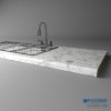 PFLEIDERER - Pracovná Doska - S63009 XM - Carrara Marble - 2050 x 640 x 20 mm