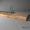 PFLEIDERER - Pracovná Doska - R20027 RU/RT - Pale Lancelot Oak - 2050 x 1200 x 38 mm