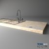 KRONOSPAN - Pracovná doska - K212 PA - Beige Royal Marble - 2050 x 900 x 38 mm