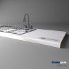 KRONOSPAN - Pracovná doska - K699 PN - Calacatta Ambrosio - 2050 x 600 x 38 mm