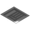 Hettich-OrgaTray 440 príborník antracit, hľbka 441 - 520 mm šírka (VAR ROZTEC 351 - 400 mm)