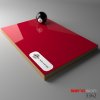 SENOSAN - MDF - 3362 LESK - obojstranne - Červená - 2800 x 1300 x 19,6 mm