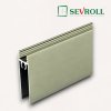 SEVROLL - rám vodorovný spodný 10mm oliva