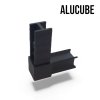 ALUCUBE - spojovací element XT02 rohový plast dvojramenný