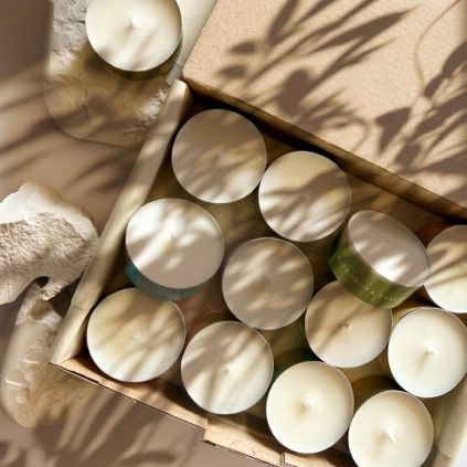 Mix čajových sójových svíček