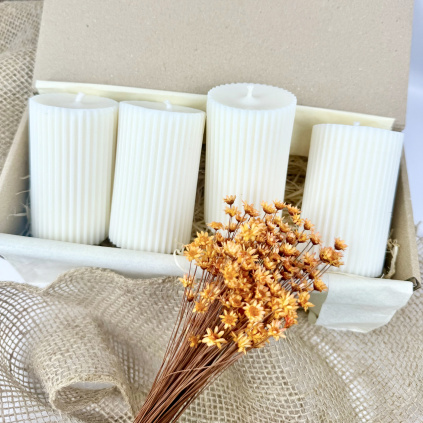 Dekorativní sójové svíčky - Velké