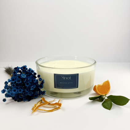 Velká sójová svíčka - Měsíční kvítí