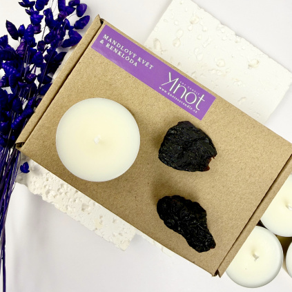 Čajové sójové svíčky - Mandlový květ & Renklóda