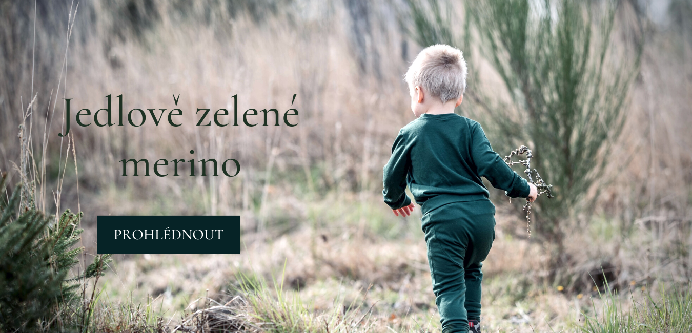 merino pro děti zelena