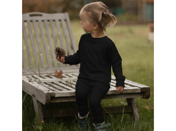 Merino legíny černá