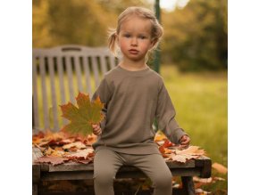 Merino legíny taupe