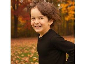 Merino tričko černá