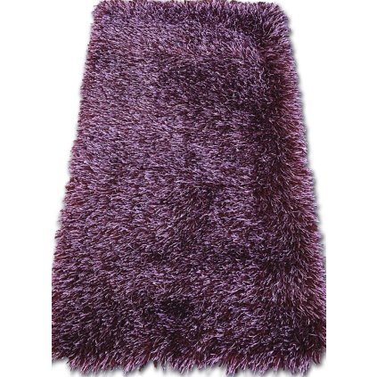 kusový koberec love shaggy fialový