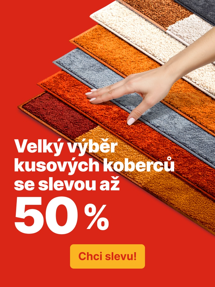 Červnový výběr kusových koberců se slevou až 50 %