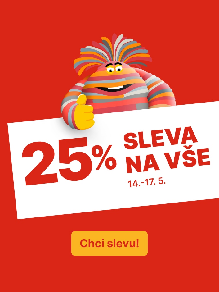 Květnová sleva 25 % na vše