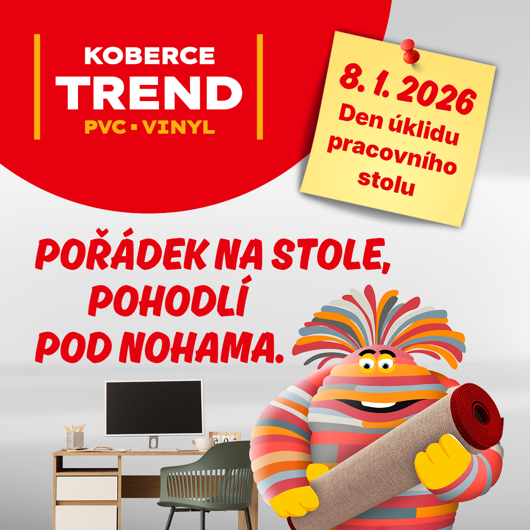 8. leden - Den úklidu pracovního stolu