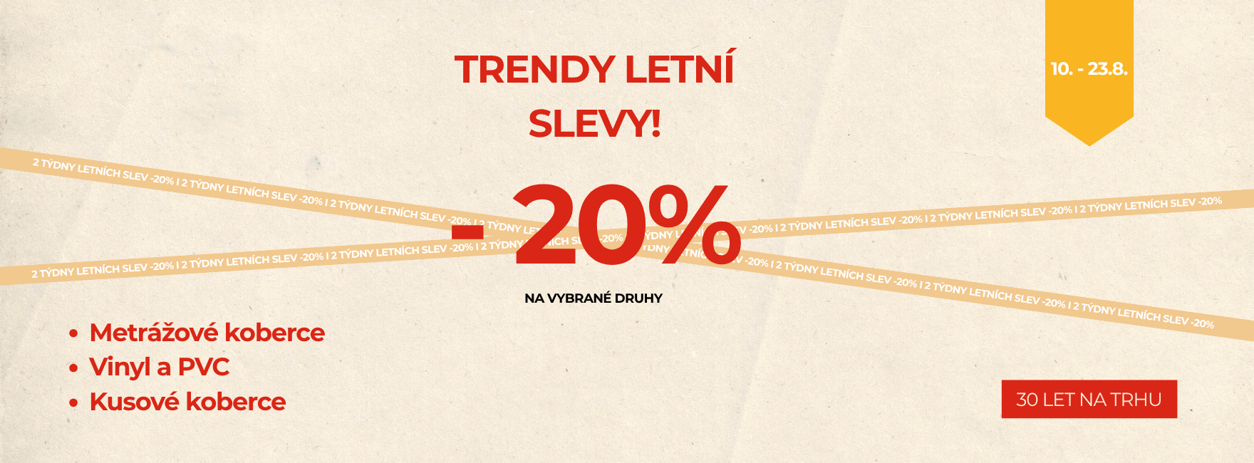 Trendy letní slevy