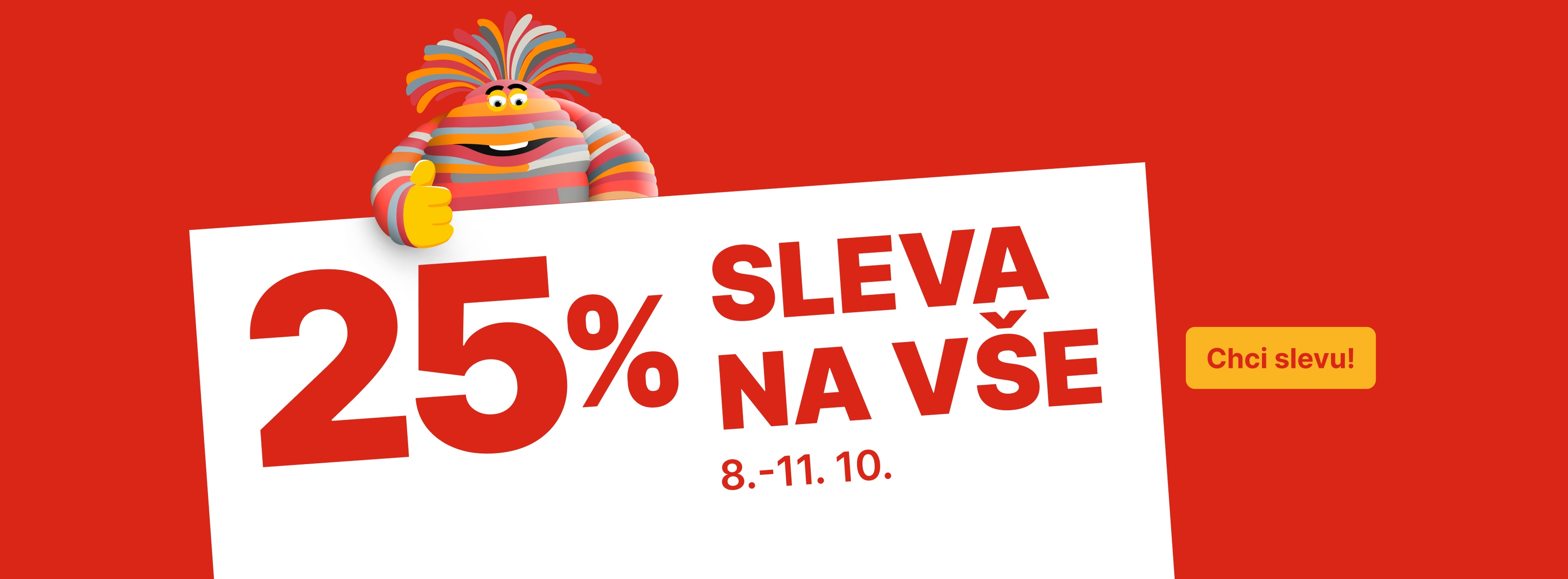 říjen sleva na vše 25 % web