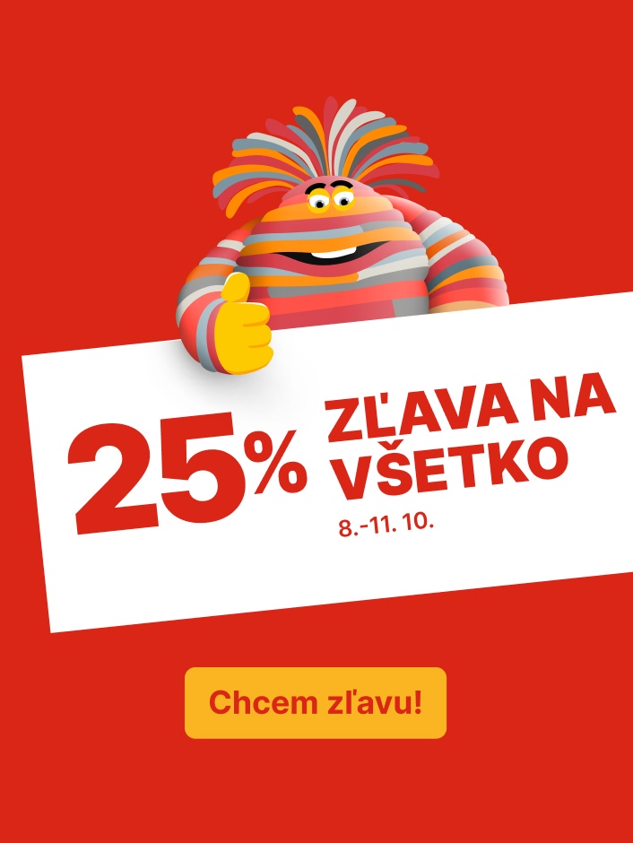 Októbrová zľava 25% na všetko